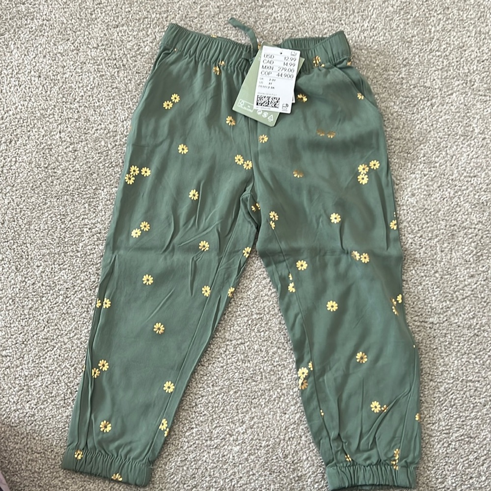 COPY - New h&m woven joggers toddler girls